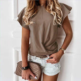 shirtstylespot Knot Design Light Tan T-shirt