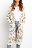 shirtstylespot Leopard Print Sweet Comfy Cardigan Tops Sweater(3 Colors)