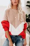 shirtstylespot Comfy Loose Stitching Sweater(2 Colors)